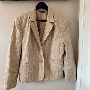 Reitmans / Neutral / Subtle Pinstripe / Blazer